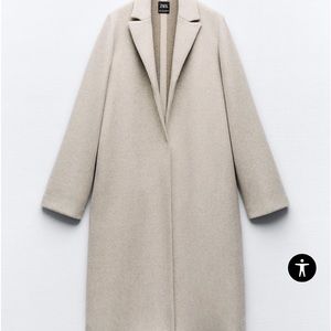 Brand new zara coat with tags xl